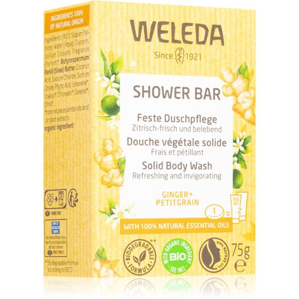 Weleda Weleda Shower Bar Ginger trdo milo z ingverjem 75 g