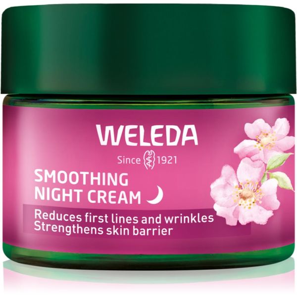 Weleda Weleda Wild Rose & White Tea krema za posvetljevanje za noč 40 ml