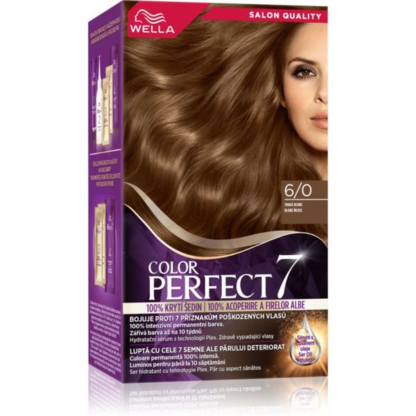 Wella Wella Color Perfect barva za lase odtenek 6/0 Dark Blonde 1 kos