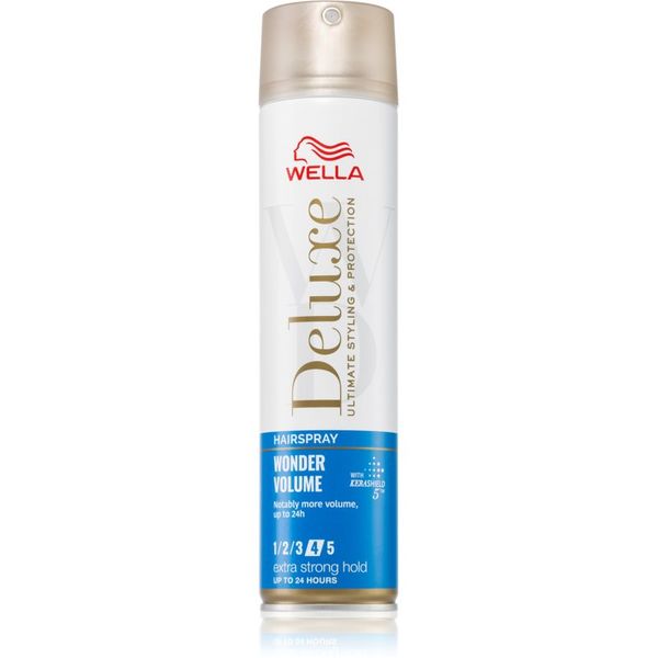 Wella Wella Deluxe Wonder Volume lak za lase z ekstra močnim utrjevanjem za volumen 250 ml