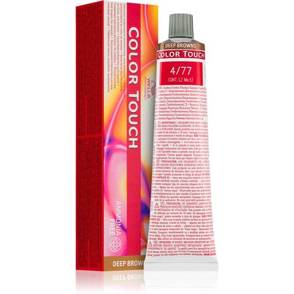 Wella Professionals Wella Professionals Color Touch Deep Browns barva za lase odtenek 4/77  60 ml