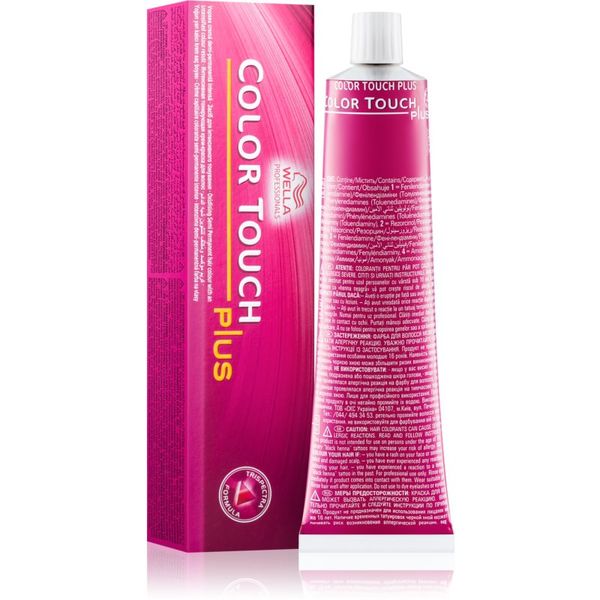 Wella Professionals Wella Professionals Color Touch Plus barva za lase odtenek 77/03  60 ml