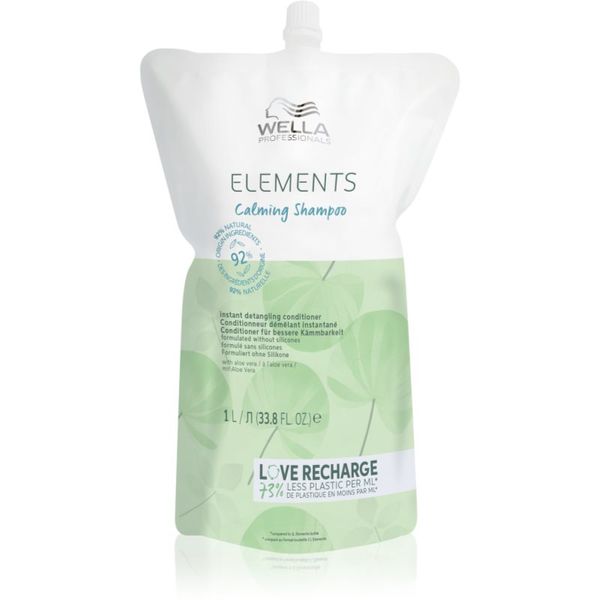 Wella Professionals Wella Professionals Elements Calming vlažilni in pomirjajoči šampon za občutljivo lasišče 1000 ml