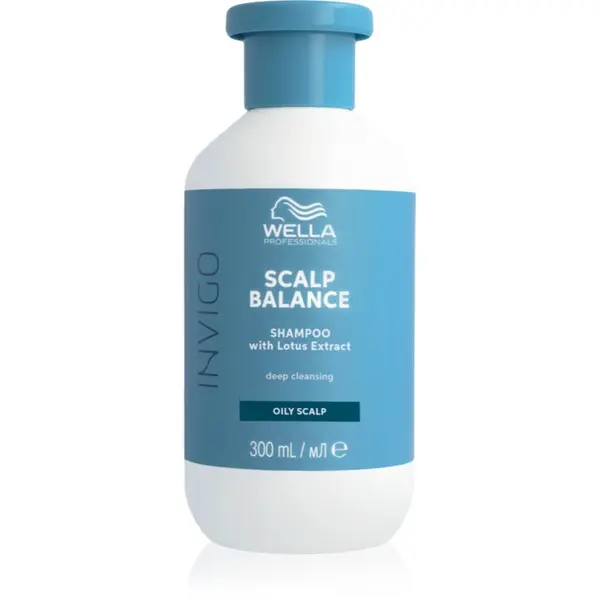 Wella Professionals Wella Professionals Invigo Scalp Balance globinsko čistilni šampon za mastno lasišče 300 ml