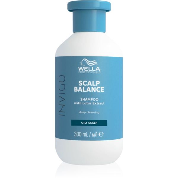 Wella Professionals Wella Professionals Invigo Scalp Balance globinsko čistilni šampon za mastno lasišče 300 ml