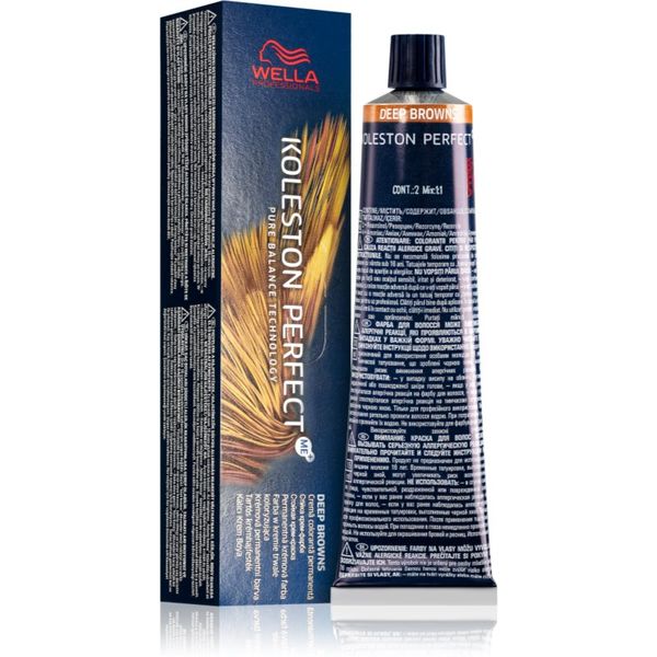 Wella Professionals Wella Professionals Koleston Perfect ME+ Deep Browns permanentna barva za lase odtenek 4/71 60 ml