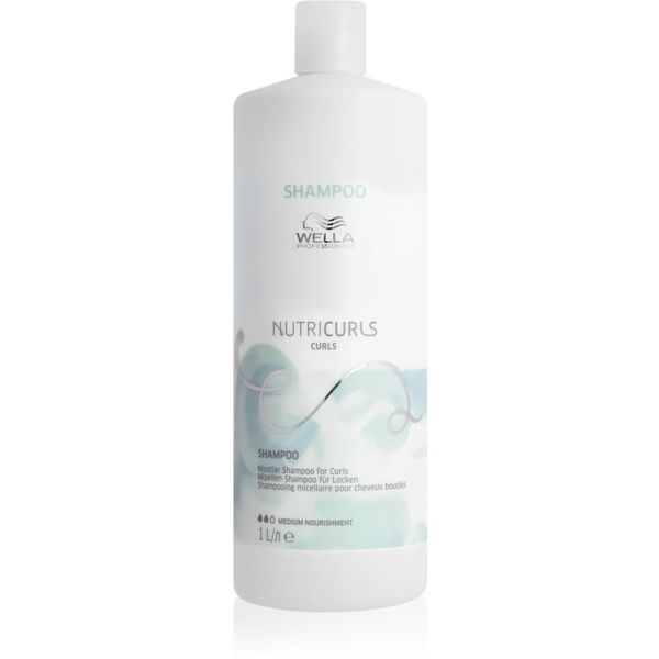 Wella Professionals Wella Professionals Nutricurls Curls nežni micelarni šampon za kodraste lase 1000 ml