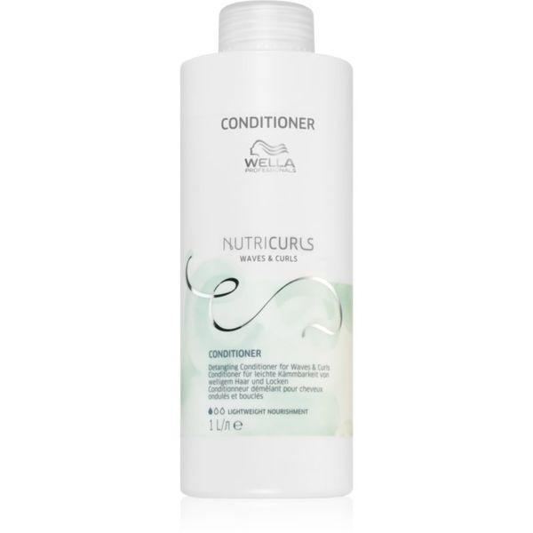 Wella Professionals Wella Professionals Nutricurls Waves & Curls hranilni balzam za lažje česanje las 1000 ml