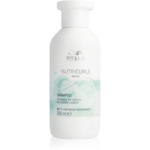 Wella Professionals Wella Professionals Nutricurls Waves lahki vlažilni šampon za valovite lase 250 ml