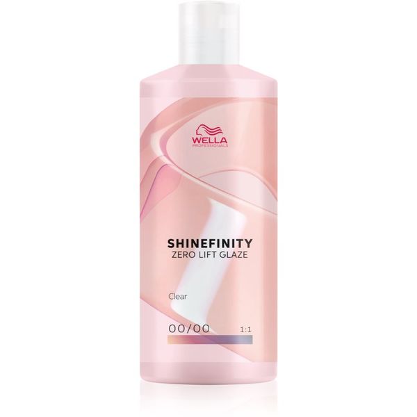 Wella Professionals Wella Professionals Shinefinity Zero Lift Glaze demi-permanentna barva za lase za naravne ali barvane lase 500 ml