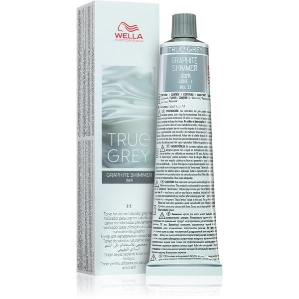 Wella Professionals Wella Professionals True Gray tonirana krema za sive lase Graphite Shimmer Dark 60 ml