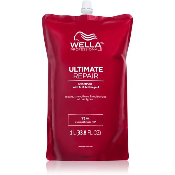 Wella Professionals Wella Professionals Ultimate Repair Shampoo krepilni šampon za poškodovane lase náhradní náplň 1000 ml