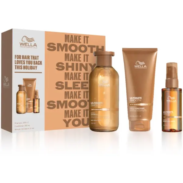 Wella Professionals Wella Professionals Ultimate Smooth darilni set za sijaj in mehkobo las