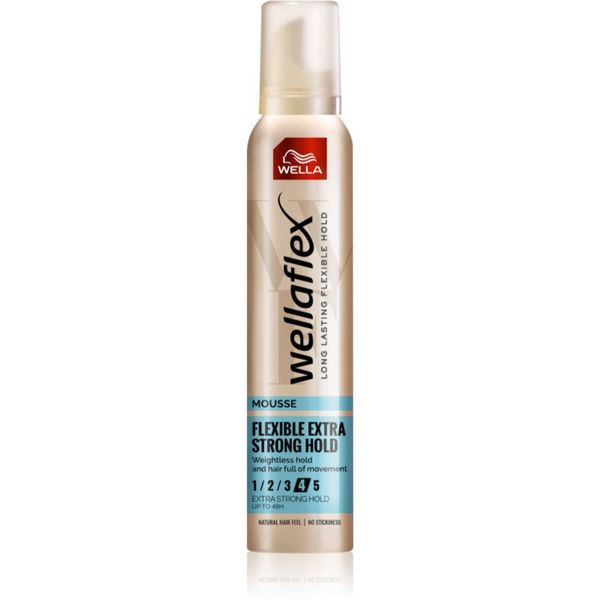 Wella Wella Wellaflex Flexible Extra Strong penasti utrjevalec za lase z ekstra močnim utrjevanjem 200 ml