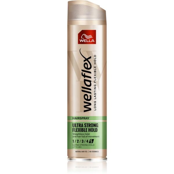 Wella Wella Wellaflex Flexible Ultra Strong lak za lase z ekstra močnim utrjevanjem 250 ml