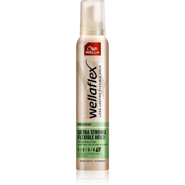 Wella Wella Wellaflex Flexible Ultra Strong penasti utrjevalec za lase ultra močna fiksacija 200 ml