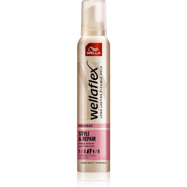 Wella Wella Wellaflex Style & Repair penasti utrjevalec za lase za naraven videz 200 ml