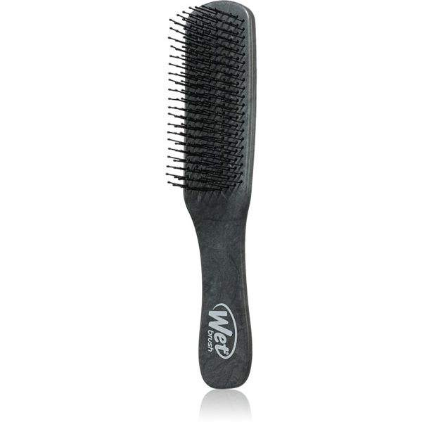 Wet Brush Wet Brush Detangler Brown Leather krtača za lase za moške Black 1 kos