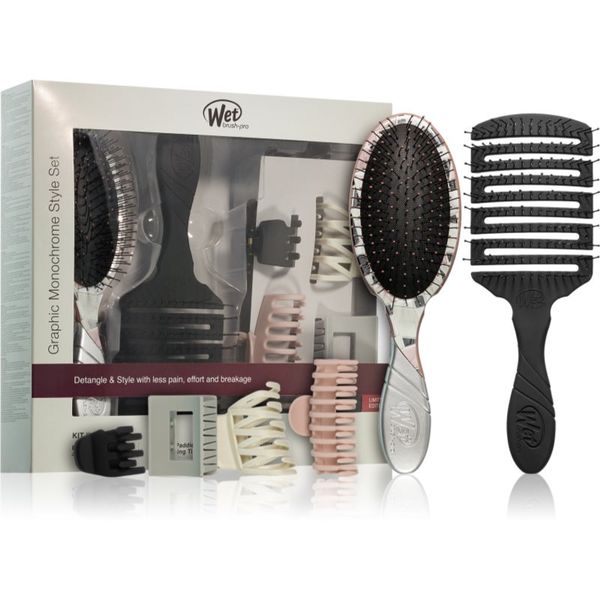 Wet Brush Wet Brush Graphic monochrome kit Grafic monochrome kit set dodatkov za lase 6 kos