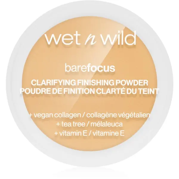 Wet n Wild Wet n Wild BareFocus Clarifying Finishing Powder matirajoči puder odtenek Light/Medium 6 g