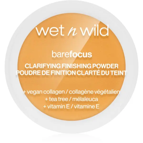 Wet n Wild Wet n Wild BareFocus Clarifying Finishing Powder matirajoči puder odtenek Medium/Tan 6 g