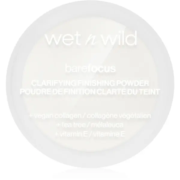 Wet n Wild Wet n Wild BareFocus Clarifying Finishing Powder matirajoči puder odtenek Translucent 6 g
