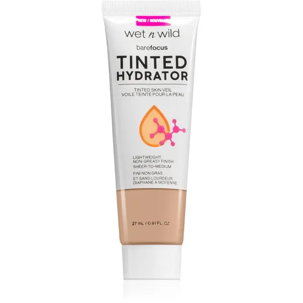 Wet n Wild Wet n Wild BareFocus Tinted Hydrator toniran fluid za poenotenje kože odtenek Light 27 ml