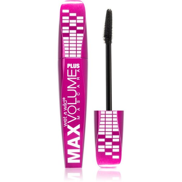 Wet n Wild Wet n Wild Max Volume Plus maskara za maksimalni volumen odtenek Black 8 ml