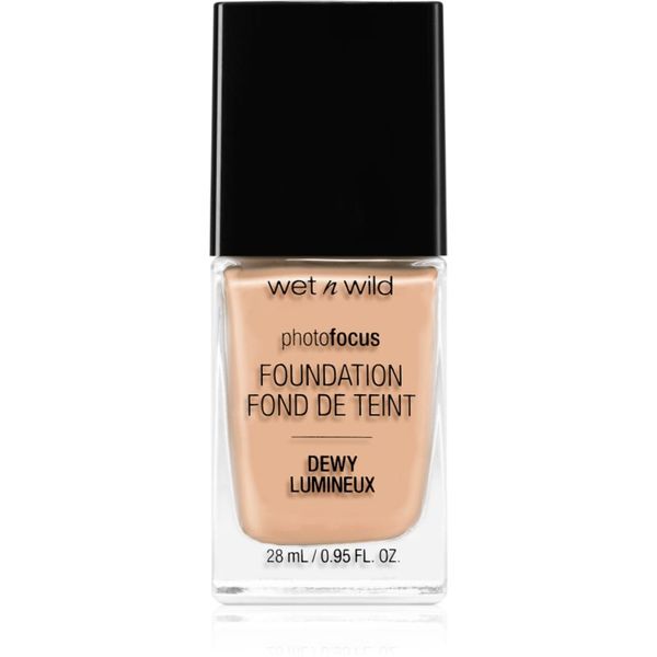 Wet n Wild Wet n Wild Photo Focus lahki vlažilni tekoči puder za osvetlitev kože odtenek Nude Ivory 28 ml