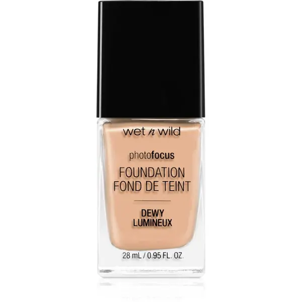 Wet n Wild Wet n Wild PhotoFocus lahki vlažilni tekoči puder za osvetlitev kože odtenek Nude Ivory 28 ml