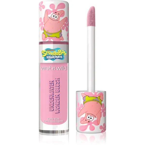 Wet n Wild Wet n Wild SpongeBob SquarePants Underwater Wonder Blush tekoče rdečilo odtenek Rock Star 6.5 ml
