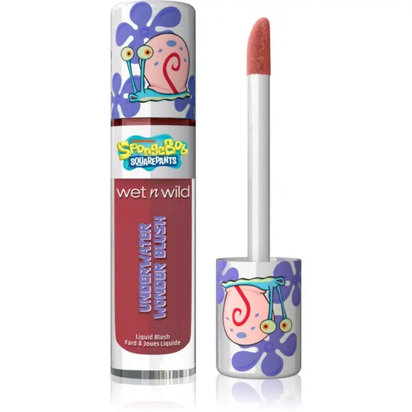Wet n Wild Wet n Wild SpongeBob SquarePants Underwater Wonder Blush tekoče rdečilo odtenek Snailed It 6.5 ml