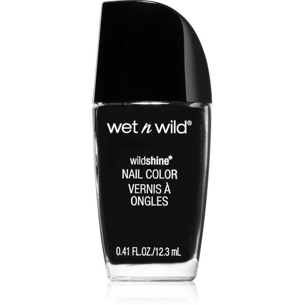 Wet n Wild Wet n Wild Wild Shine visoko prekriven lak za nohte odtenek Black Creme 12.3 ml