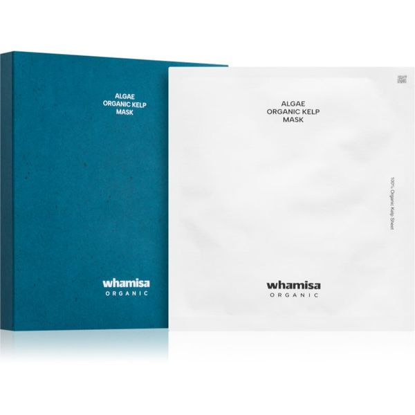 WHAMISA WHAMISA Algae Organic Kelp Mask globinsko regeneracijska maska z morskimi algami 5 kos