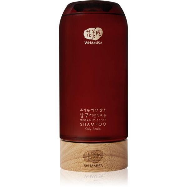 WHAMISA WHAMISA Organic Seeds Shampoo naravni zeliščni šampon za mastno lasišče 510 ml