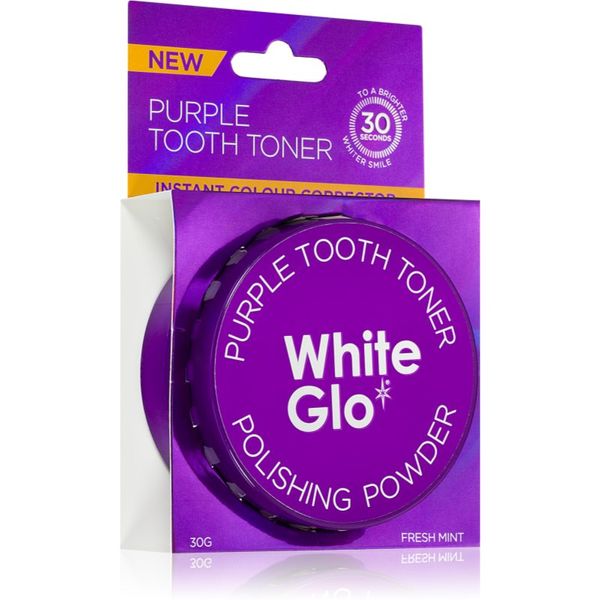 White Glo White Glo Purple Tooth Toner Powder puder za beljenje zob 30 g