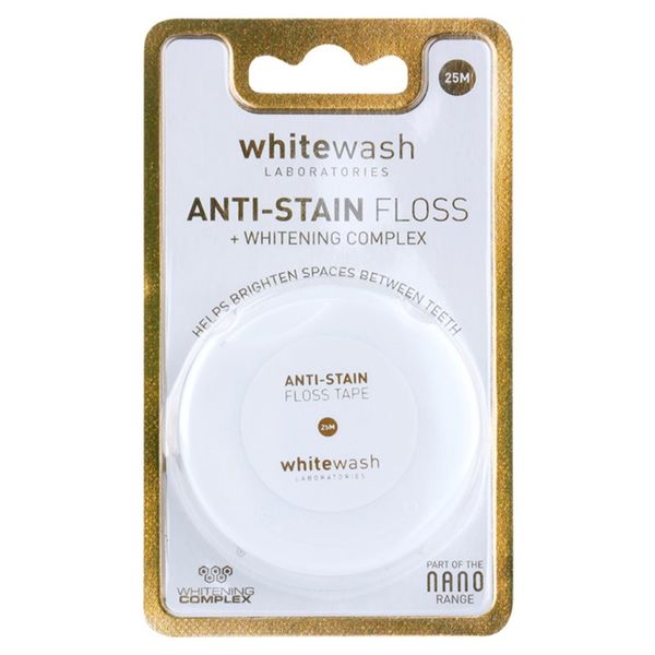 Whitewash Whitewash Nano Anti-Stain zobna nitka z belilnim učinkom 25 m