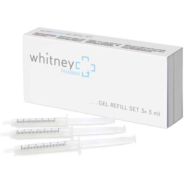 WhitneyPHARMA WhitneyPHARMA Gel refill set nadomestno polnilo za nežno beljenje zob 3x3 ml