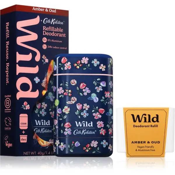 Wild Wild Amber & Oud Marble Ditsy Case trdi deodorant z etuijem 40 g