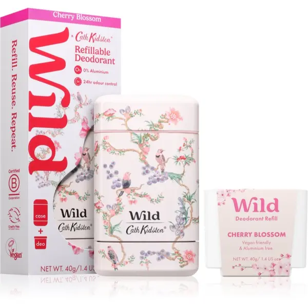 Wild Wild Cherry Blossom Birds and Berries Case trdi deodorant z etuijem 40 g