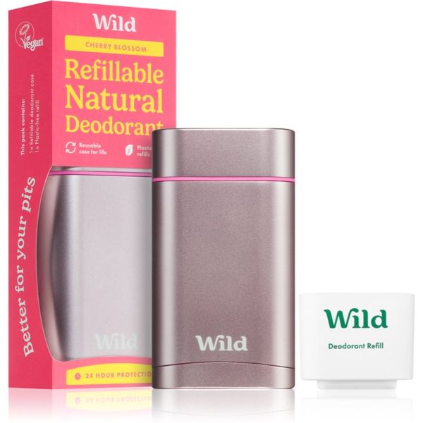 Wild Wild Cherry Blossom Pink Case trdi dezodorant z etuijem 40 g