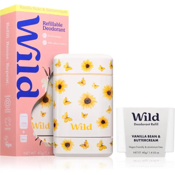 Wild Wild Vanilla Bean Buttercream Sunflower Case trdi deodorant z etuijem 40 g