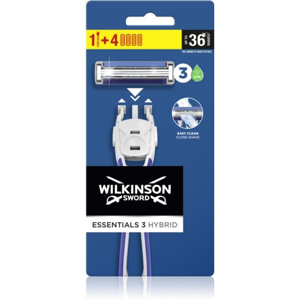 Wilkinson Sword Wilkinson Sword Essentials 3 Hybrid brivnik + nadomestna glava 1 kos