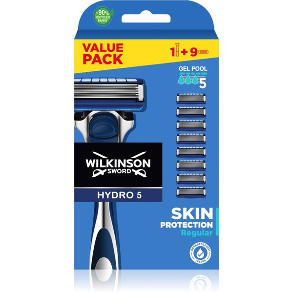 Wilkinson Sword Wilkinson Sword Hydro5 Skin Protection Regular brivnik + nadomestne britvice