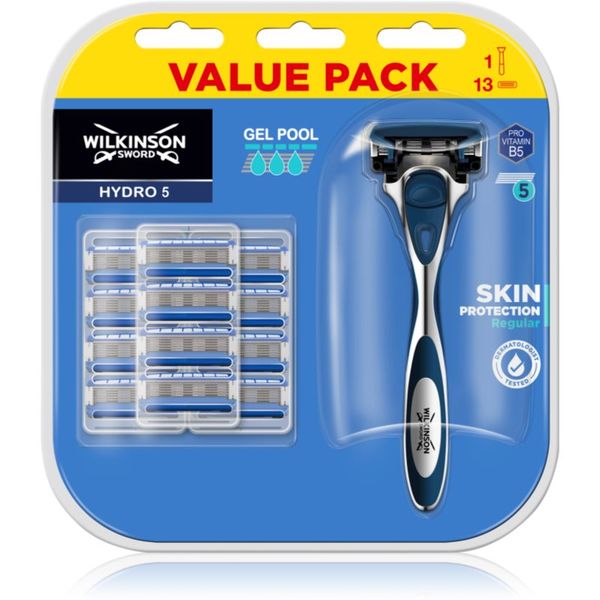 Wilkinson Sword Wilkinson Sword Hydro5 Skin Protection Regular brivnik + nadomestne britvice