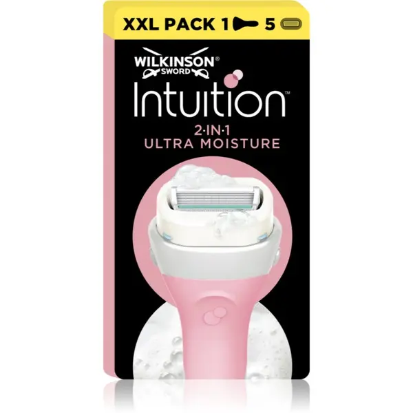 Wilkinson Sword Wilkinson Sword Intuition 2in1 Ultra Moisture Razor brivnik + nadomestne glave 5 kos