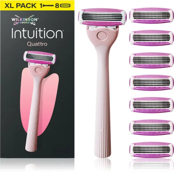 Wilkinson Sword Wilkinson Sword Intuition Quattro brivnik + nadomestne britvice 8 kos