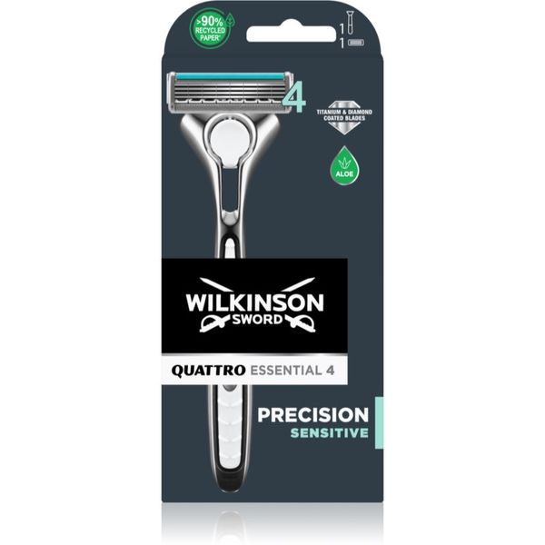 Wilkinson Sword Wilkinson Sword Quattro Essentials 4 Sensitive brivnik 1 kos