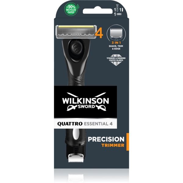 Wilkinson Sword Wilkinson Sword Quattro Precision Trimmer brivnik + nadomestne britvice 1 kos