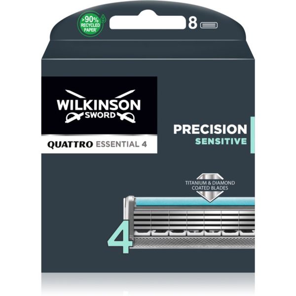 Wilkinson Sword Wilkinson Sword Quattro Titanium Sensitive nadomestne glave 8 kos